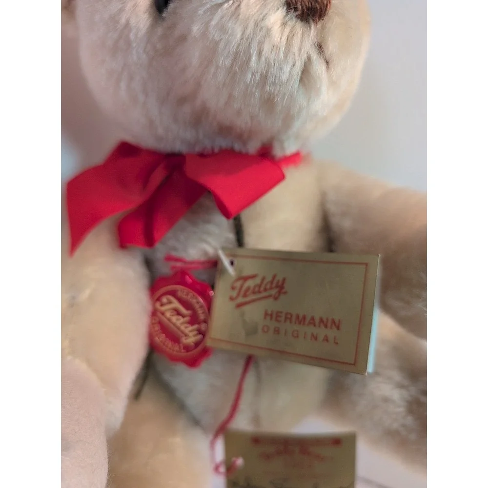 HERMANN Made In Germany Mohair Teddy Bear‎ Signed by HELEN SIEVERLING 1063of3000